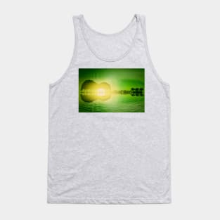 guitar island jungle Tank Top